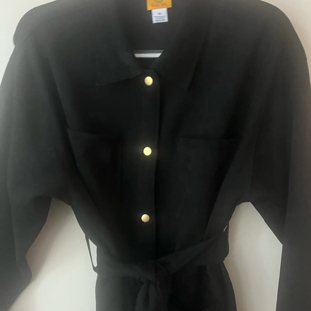 Ruby Rd. Black Button-Up Dress - Picture 2 of 12